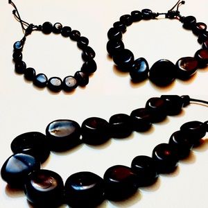 Black Coral bracelet. Pulsa de coral negro